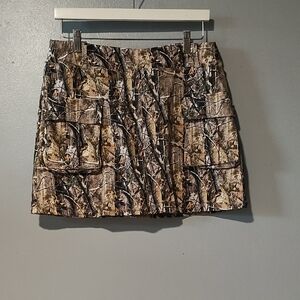 Camouflage Hunting Mini Skort Skirt